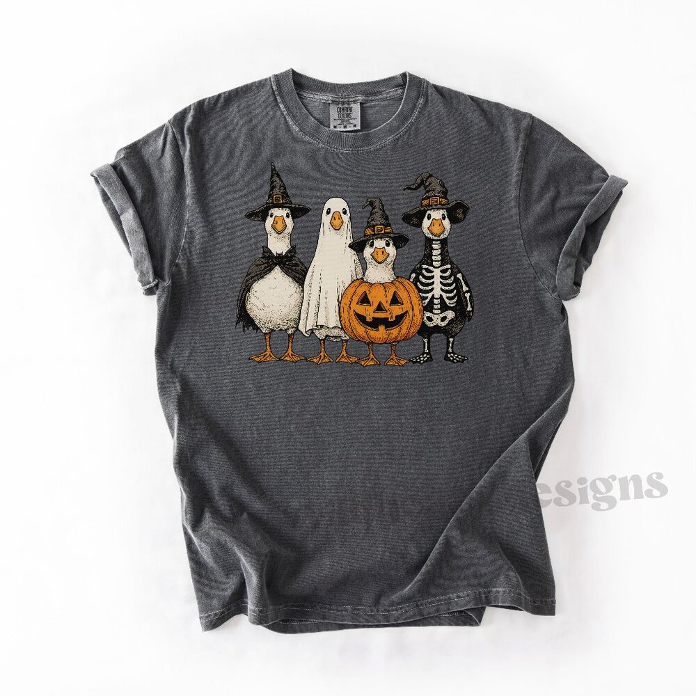 Comfort Colors Halloween Shirt, Silly Goose Halloween Shirt